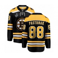 Men's Boston Bruins #88 David Pastrnak Authentic Black Home Fanatics Branded Breakaway 2019 Stanley Cup Final Bound Hockey Jersey