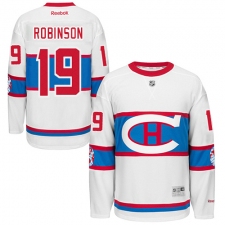 Men's Reebok Montreal Canadiens #19 Larry Robinson Authentic White 2016 Winter Classic NHL Jersey
