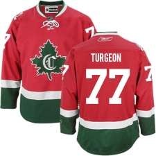 Youth Reebok Montreal Canadiens #77 Pierre Turgeon Authentic Red New CD NHL Jersey
