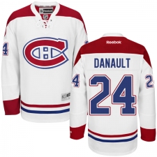 Women's Reebok Montreal Canadiens #24 Phillip Danault Authentic White Away NHL Jersey