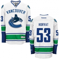 Women's Reebok Vancouver Canucks #53 Bo Horvat Authentic White Away NHL Jersey
