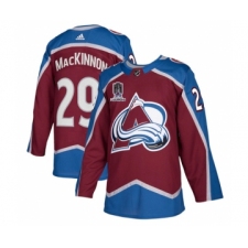 Men's Colorado Avalanche #29 Nathan MacKinnon 2022 Stanley Cup Champions Patch Stitched Jersey
