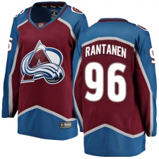 Women's Colorado Avalanche #96 Mikko Rantanen Fanatics Branded Maroon Home Breakaway NHL Jersey