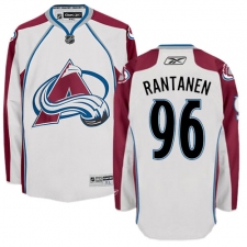 Youth Reebok Colorado Avalanche #96 Mikko Rantanen Authentic White Away NHL Jersey