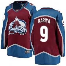 Women's Colorado Avalanche #9 Paul Kariya Fanatics Branded Maroon Home Breakaway NHL Jersey