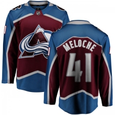Youth Colorado Avalanche #41 Nicolas Meloche Fanatics Branded Maroon Home Breakaway NHL Jersey