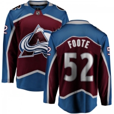 Youth Colorado Avalanche #52 Adam Foote Fanatics Branded Maroon Home Breakaway NHL Jersey