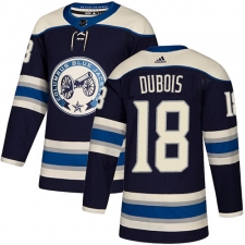 Men's Adidas Columbus Blue Jackets #18 Pierre-Luc Dubois Authentic Navy Blue Alternate NHL Jersey