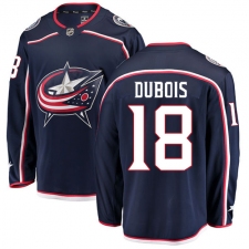 Men's Columbus Blue Jackets #18 Pierre-Luc Dubois Fanatics Branded Navy Blue Home Breakaway NHL Jersey