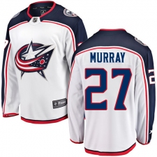 Men's Columbus Blue Jackets #27 Ryan Murray Fanatics Branded White Away Breakaway NHL Jersey