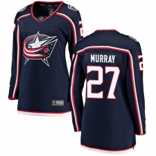 Women's Columbus Blue Jackets #27 Ryan Murray Fanatics Branded Navy Blue Home Breakaway NHL Jersey