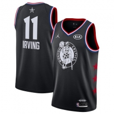 Men's Nike Boston Celtics #11 Kyrie Irving Black Basketball Jordan Swingman 2019 All-Star Game Jersey