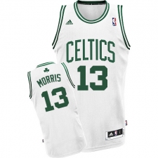 Men's Adidas Boston Celtics #13 Marcus Morris Swingman White Home NBA Jersey