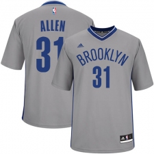 Men's Adidas Brooklyn Nets #31 Jarrett Allen Swingman Gray Alternate NBA Jersey