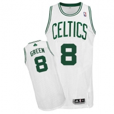 Revolution 30 Celtics #8 Jeff Green White Stitched NBA Jerseyey