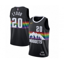 Women's Denver Nuggets #20 Tyler Lydon Swingman Black Basketball Jersey - 2019 20 City Edition