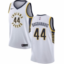 Women's Nike Indiana Pacers #44 Bojan Bogdanovic Authentic White NBA Jersey - Association Edition