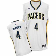 Men's Adidas Indiana Pacers #4 Victor Oladipo Swingman White Home NBA Jersey