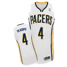 Youth Adidas Indiana Pacers #4 Victor Oladipo Authentic White Home NBA Jersey