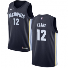 Women's Nike Memphis Grizzlies #12 Tyreke Evans Swingman Navy Blue Road NBA Jersey - Icon Edition
