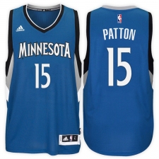 Minnesota Timberwolves #15 Justin Patton Road Blue New Swingman Stitched NBA Jersey