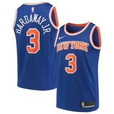 Youth New York Knicks #3 Tim Hardaway Jr. Nike Blue 2020-21 Swingman Jersey