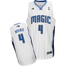 Men's Adidas Orlando Magic #4 Arron Afflalo Swingman White Home NBA Jersey