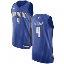 Women's Nike Orlando Magic #4 Arron Afflalo Authentic Royal Blue Road NBA Jersey - Icon Edition