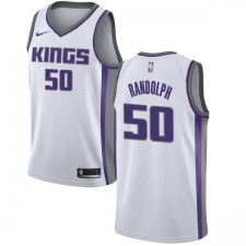 Men's Nike Sacramento Kings #50 Zach Randolph Authentic White NBA Jersey - Association Edition