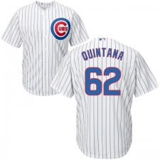 Youth Majestic Chicago Cubs #62 Jose Quintana Replica White Home Cool Base MLB Jersey