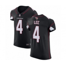 Men's Arizona Cardinals #4 Andy Lee Black Alternate Vapor Untouchable Elite Player Football Jersey