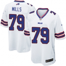 Youth Nike Buffalo Bills #79 Jordan Mills Game White NFL Jersey