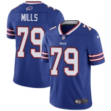 Youth Nike Buffalo Bills #79 Jordan Mills Royal Blue Team Color Vapor Untouchable Limited Player NFL Jersey