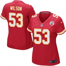 Women's Nike Kansas City Chiefs #53 Ramik Wilson Game Red Team Color NFL Jersey