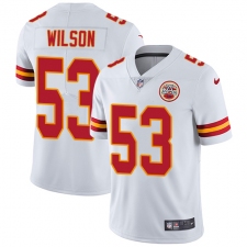 Youth Nike Kansas City Chiefs #53 Ramik Wilson White Vapor Untouchable Limited Player NFL Jersey