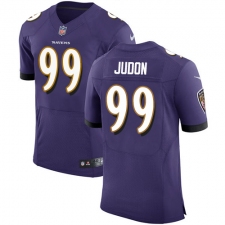 Men's Nike Baltimore Ravens #99 Matt Judon Elite Purple Team Color NFL Jersey