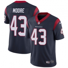 Youth Nike Houston Texans #43 Corey Moore Navy Blue Team Color Vapor Untouchable Elite Player NFL Jersey