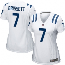 Women's Nike Indianapolis Colts #7 Jacoby Brissett Game White NFL Jersey