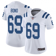 Women's Nike Indianapolis Colts #69 Deyshawn Bond White Vapor Untouchable Elite Player NFL Jersey