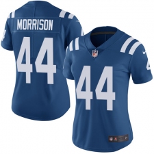 Women's Nike Indianapolis Colts #44 Antonio Morrison Royal Blue Team Color Vapor Untouchable Elite Player NFL Jersey