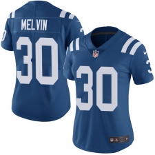 Women's Nike Indianapolis Colts #30 Rashaan Melvin Royal Blue Team Color Vapor Untouchable Limited Player NFL Jersey