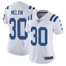 Women's Nike Indianapolis Colts #30 Rashaan Melvin White Vapor Untouchable Elite Player NFL Jersey