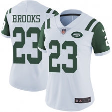 Women's Nike New York Jets #23 Terrence Brooks White Vapor Untouchable Elite Player NFL Jersey
