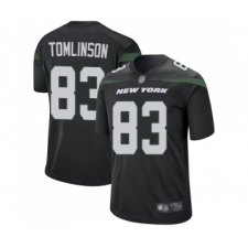 Men's New York Jets #83 Eric Tomlinson Game Black Alternate Football Jersey