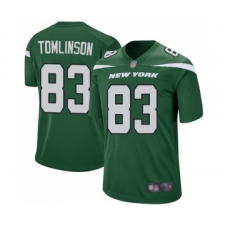 Men's New York Jets #83 Eric Tomlinson Game Green Team Color Football Jersey