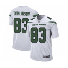 Men's New York Jets #83 Eric Tomlinson Game White Football Jersey