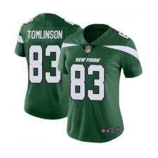 Women's New York Jets #83 Eric Tomlinson Green Team Color Vapor Untouchable Limited Player Football Jersey