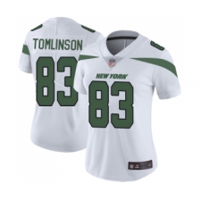 Women's New York Jets #83 Eric Tomlinson White Vapor Untouchable Limited Player Football Jersey