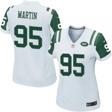 Women's Nike New York Jets #95 Josh Martin Game White NFL Jersey