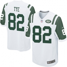 Men's Nike New York Jets #82 Will Tye Game White NFL Jersey